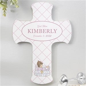 Precious Moments® Christening Her Personalized Cross- 8x12 - 32593-L