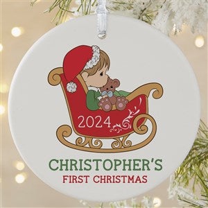 Precious Moments 1st Year Ornament - 1 Sided Matte - 32602-1L