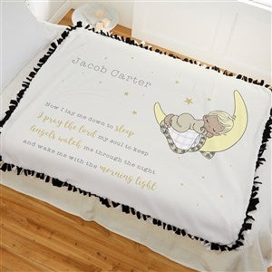 Precious Moments® Bedtime Personalized Baby Boy 50x60 Tie Blanket - 32610-T