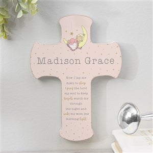 Precious Moments Bedtime Baby Girl Personalized Cross - 5x7 - 32611-S