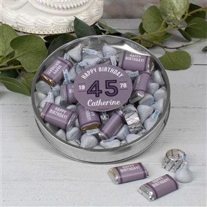 Modern Birthday For Her Personalized Large Hersheys & Reeses Mix Tin - 32622D-L