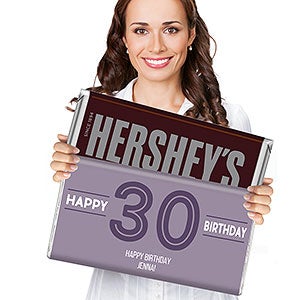 Modern Birthday For Her Personalized 5 lb. Hershey Bar - 32627D