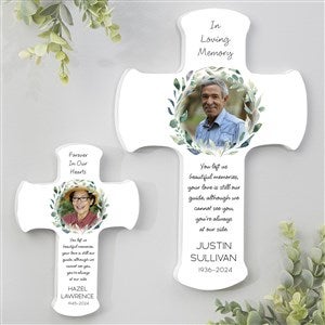 Serene Memorial Personalized Photo Cross - 8x12 - 32675