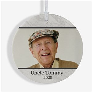 Photo Memorial Personalized Photo Ornament- 3.75 Matte - 1 Sided - 32701-1L