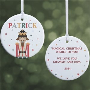 Nutcracker Character Personalized Ornament- 2.85 Glossy - 2 Sided - 32705-2S