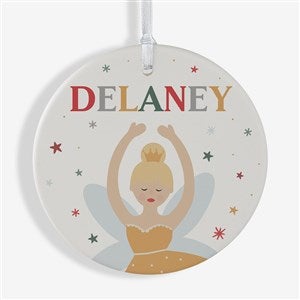 Sugar Plum Dancer Personalized Ornament - 1 Sided Matte - 32707-1L
