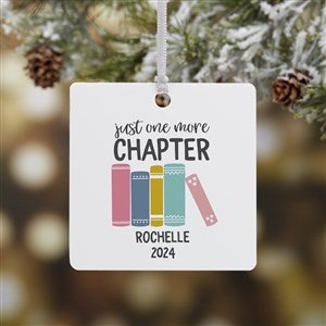 Book Club Personalized Ornament - 1 Sided Metal - 32717-1M