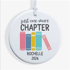 Book Club Personalized Ornament - 1 Sided Glossy - 32717-1S