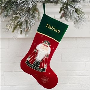 Traditional Nutcracker Personalized Christmas Stockings - 32747-N