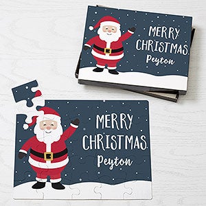 Santa Personalized Christmas Puzzles- 25 Pieces - 32807-25