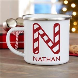 Candy Cane Lane Personalized Christmas Camp Mug - 32813