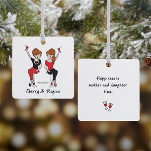 Mother  Daughter philoSophies Personalized Ornament - 2 Sided Metal - 32871-2M