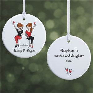 Mother & Daughter philoSophies Personalized Ornament - 2 Sided Glossy - 32871-2