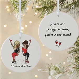 Mother & Daughter philoSophies Personalized Ornament - 2 Sided Matte - 32871-2L