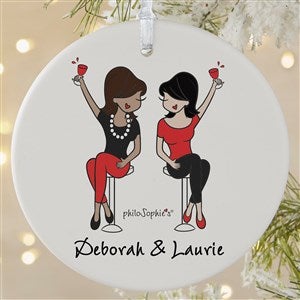Mother & Daughter philoSophies Personalized Ornament - 1 Sided Matte - 32871-1L