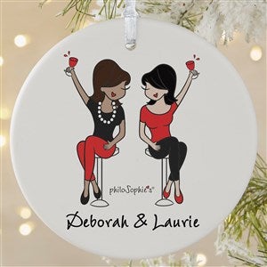 Mother  Daughter philoSophies Personalized Ornament - 1 Sided Matte - 32871-1L