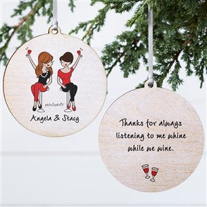 Mother & Daughter philoSophies Personalized Ornament - 2 Sided Wood - 32871-2W