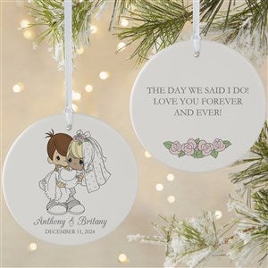 Precious Moments® Wedding Ornament-3.75 Matte-2 Sided - 32884-2L