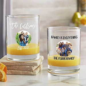 Photo Message Personalized 14 oz Short Drinking Glass - 32923-S