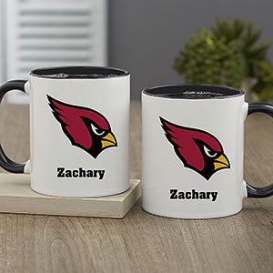 NFL Arizona Cardinals Personalized Coffee Mug 11oz. - Black - 32935-B
