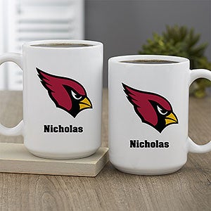 NFL Arizona Cardinals Personalized Coffee Mug 15 oz. - White - 32935-L