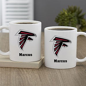 NFL Atlanta Falcons Personalized Coffee Mug 11 oz.- White - 32936-S