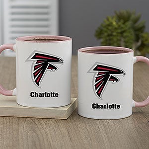 NFL Atlanta Falcons Personalized Coffee Mug 11oz. - Pink - 32936-P