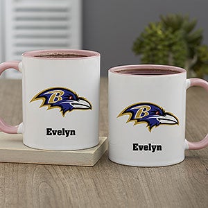 NFL Baltimore Ravens Personalized Coffee Mug 11oz Pink - 32937-P