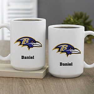 NFL Baltimore Ravens Personalized Coffee Mug 15oz White - 32937-L