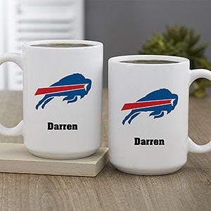 NFL Buffalo Bills Personalized Coffee Mug 15oz White - 32938-L