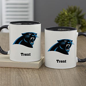 NFL Carolina Panthers Personalized Coffee Mug 11oz. - Black - 32939-B