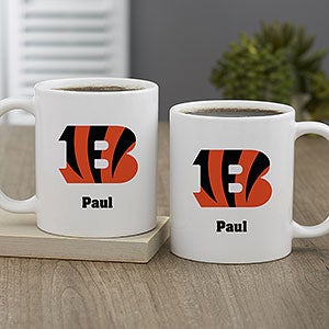 NFL Cincinnati Bengals Personalized Coffee Mug 11 oz.- White - 32940-S
