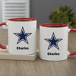 NFL Dallas Cowboys Personalized Coffee Mug 11oz Red - 32942-R