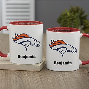 NFL Denver Broncos Personalized Coffee Mug 11oz Red - 32943-R