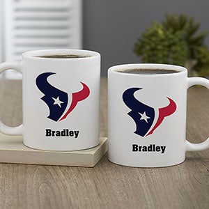 NFL Houston Texans Personalized Coffee Mug 11 oz.- White - 32946-S
