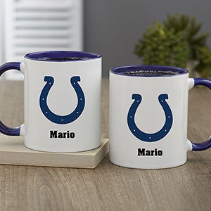 NFL Indianapolis Colts Personalized Coffee Mug 11oz. - Blue - 32947-BL