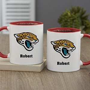 NFL Jacksonville Jaguars Personalized Coffee Mug 11oz - Red - 32948-R