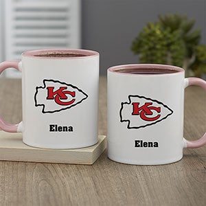 NFL Kansas City Chiefs Personalized Coffee Mug 11oz Pink - 32949-P