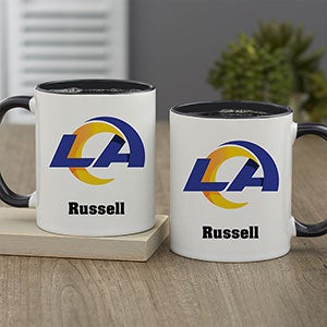 NFL Los Angeles Rams Personalized Coffee Mug 11oz Black - 32951-B