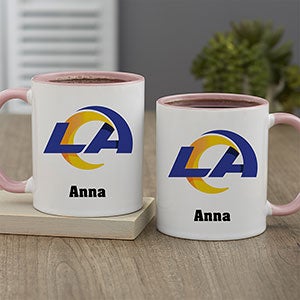 NFL Los Angeles Rams Personalized Coffee Mug 11oz Pink - 32951-P