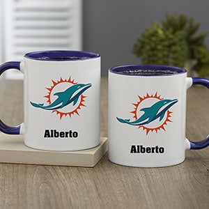 NFL Miami Dolphins Personalized Coffee Mug 11oz Blue - 32952-BL