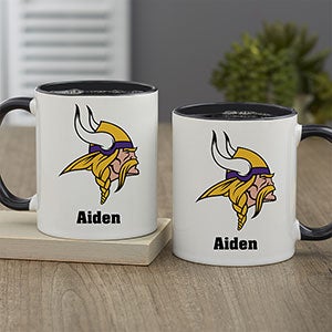 NFL Minnesota Vikings Personalized Coffee Mug 11oz Black - 32953-B