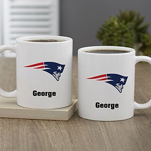 NFL New England Patriots Personalized Coffee Mug 11oz White - 32954-S