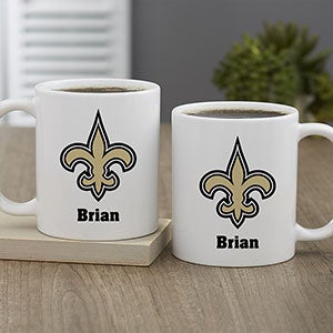 NFL New Orleans Saints Personalized Coffee Mug 11oz White - 32955-S