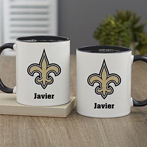 NFL New Orleans Saints Personalized Coffee Mug 11oz Black - 32955-B