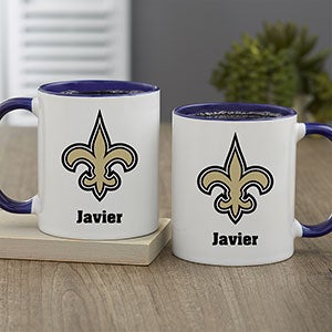 NFL New Orleans Saints Personalized Coffee Mug 11oz Blue - 32955-BL