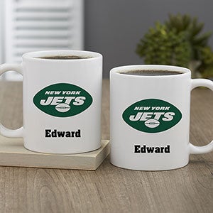 NFL New York Jets Personalized Coffee Mug 11 oz.- White - 32957-S
