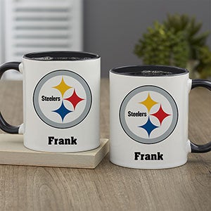 NFL Pittsburgh Steelers Personalized Coffee Mug 11oz Black - 32960-B