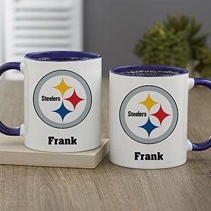 NFL Pittsburgh Steelers Personalized Coffee Mug 11oz Blue - 32960-BL