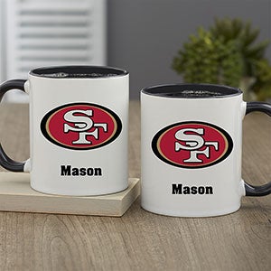 NFL San Francisco 49ers Personalized Coffee Mug 11oz Black - 32961-B
